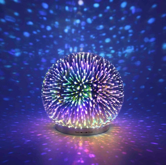 Infinity mirror ball led light top